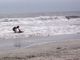 Boogie boarding with Aunti Well!