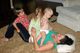 Playing with Aunt Gigi the last night of our trip.
